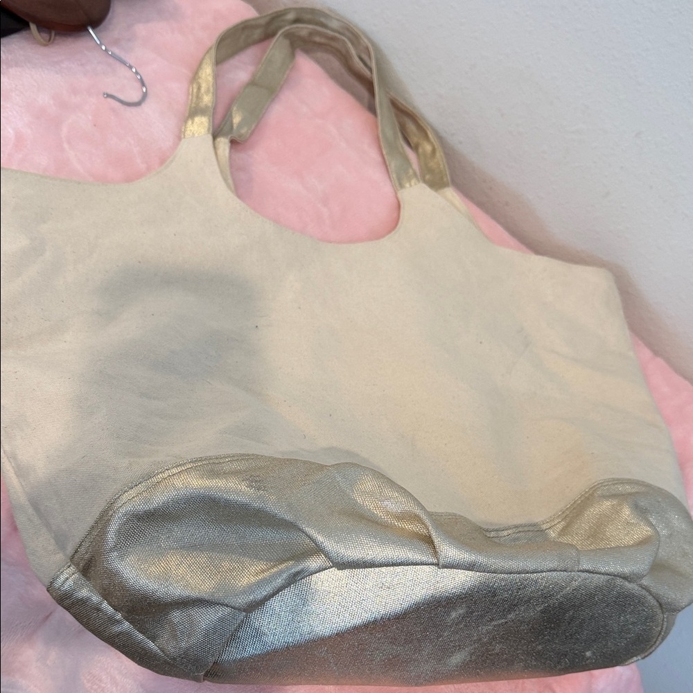Victoria's Secret Gold Summer Love Tote - Picture 9 of 9